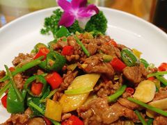 爆炒黄牛肉-旅马餐厅(茅家埠店)