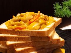 面包咖喱鸡-柒园·三十年创意杭帮菜(龙湖滨江天街店)