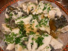 竹笙肠粉蒸老虎斑-饭聚公馆·精品顺德菜(温德姆店)