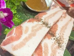 -明洞阿姨·韩式酱蟹烤肉·创意料理(三元桥店)