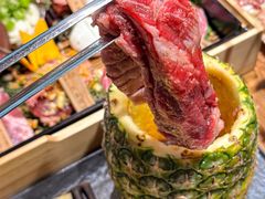 菠萝牛肋条烤肉-黑牛の店·和牛烧肉(大悦城店)
