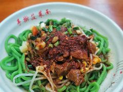 精瘦肉臊子面-手擀菠菜面(西康路店)