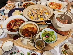 蒸海鲜霸王锅-四季餐厅·新津菜(环湖中路店)