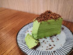 抹茶千层抹茶栗子千层-無邪日式甜品(华润五彩城购物中心店)