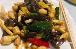 Lotus Root Stir-fried with Yellow Beef