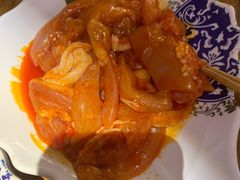 香辣鸡腿肉-小花花炭火烤肉·十五年延吉风味(左家庄店)