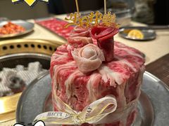 限定肥牛生日蛋糕-Ant 蚂蚁洞烤肉·大营地(上海静安大悦城店)