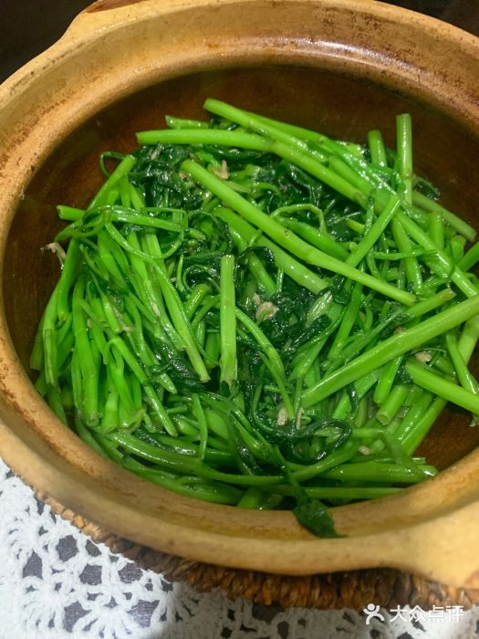 熠盛粤味(永康路店)啫啫虾酱空心菜图片
