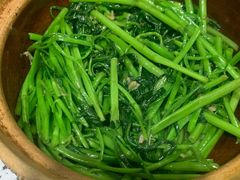 啫啫虾酱空心菜-熠盛粤味(永康路店)