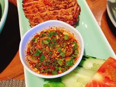 炭烧猪颈肉-mango tree芒果树泰国餐厅(青岛万象城店)