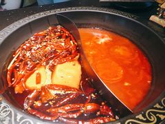 特色鸳鸯锅-锅说大脸毛肚重庆老火锅(佐阾店)