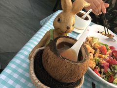 椰子土鸡汤-烛影拾光观景餐厅·创意菜·摄影·小提琴(大唐不夜城店)