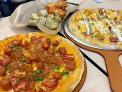 金沙咸蛋黄嫩鸡比萨-达美乐比萨(凯莱赛店)
