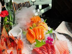 三文鱼甜虾北极贝-梅筑·创意料理(王府井百货店)