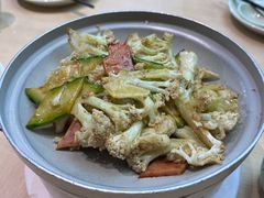 干锅有机菜花-吕氏疙瘩汤·海鲜新鲁菜(凯德mall新都心店)