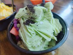 雪花冰（抹茶味）-串妹花式冰粉(乐山总店)