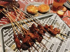 昭通小黄牛肉小把串10串-火塘云南烧烤大排档