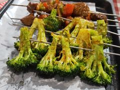 小鸡蘑菇串-蚝火爆·烧烤餐厅