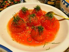 甜蜜番茄闷肉-郑百万·百万卤鹅重庆菜馆·家宴旗舰店(动物园店)