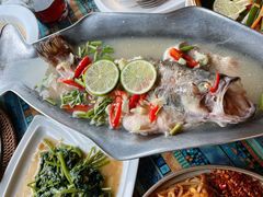 青柠汁蒸桂鱼-食肆&Fourteen(武林夜市店)