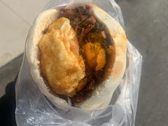 蛋菜夹馍-老马家马蓉蛋菜夹馍·腊牛肉夹馍(回民街店)