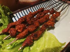 香烤羊肉串-鱼谦脆皮烤鱼(华阳城店)