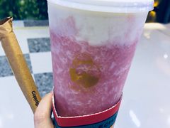 粉桃酪酪2.0-LELECHA乐乐茶(上海五角场万达广场店)