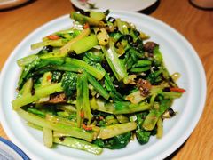 豆豉鲮鱼油麦菜-小土豆北方菜馆(文慧园店)
