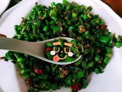 榄菜肉沫四季豆-娄三少·老北京春饼烤鸭家常菜(富力又一城店)