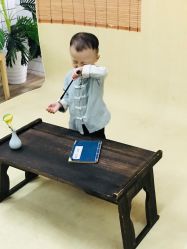-海岸风光儿童摄影