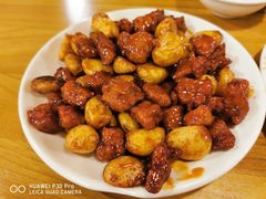 黑蒜子牛肉粒-陈傻子餐厅(世纪都会店)