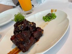 桂花糖醋肉排-悦轩中餐厅·高空江景·杭州柏悦酒店