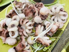 芥末白灼八爪鱼-贞姨美食·老字号海鲜大排档