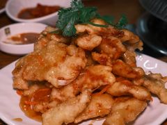 锅包肉-喇喇排骨火锅·传统韩式脊骨汤(望京西园总店)