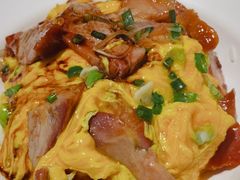 招牌叉烧葱花滑蛋饭-深仔记茶餐厅(亚士厘道店)