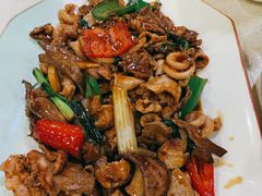 葱姜炒猪杂-标记美食新鲜猪杂(兴南大道店)