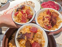 咸蛋黄金沙腊味煲仔饭-顺德公广东猪肚鸡·煲仔饭(白石洲店)