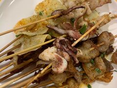 鱿鱼须-龚海宝· 烧烤· 羊肉原切挂糊更好吃(庄市店)