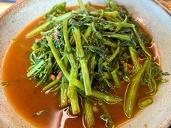 水豆豉炒空心菜-Ameigo梅果·云贵川bistro(长宁来福士店)