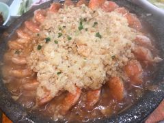 石板蒜蓉虾-小菜园新徽菜(南京秦淮龙蟠汇店)