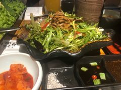 肉丝拌苦苣-黑牛の店·和牛烧肉(大悦城店)