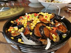 铁板茄盒-靠山屯东北农家菜(八龙桥雅苑店)