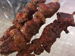 -劳动公园新疆人烤腰子