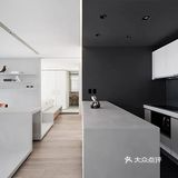 仅需要一间卧室，所以设计师在格局上做了很大改变