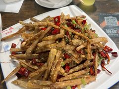 干煸藕丝-神仙钵湘香土菜馆(光华路店)