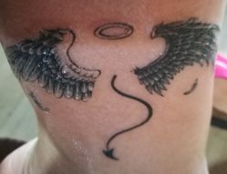 点击看大图 恶魔与天使-AC TATTOO 纹身