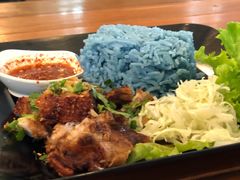 -蝶豆花蓝面条