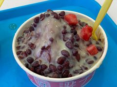 红豆炼乳刨冰-梁子刨冰王&梁小糖(王顶堤店)