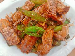 皮皮虾焖豆角-四海鲜渔家菜(黄金海岸店)