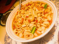赣南酸菜炒肥肠-柴火农家·江西赣南菜(土华店)